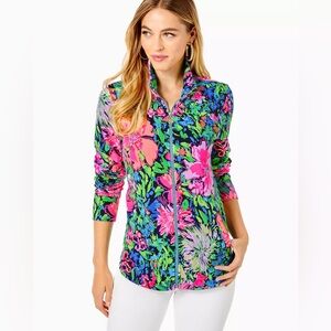 Lilly Pulitzer UPF 50+ Leona Zip-Up Jacket